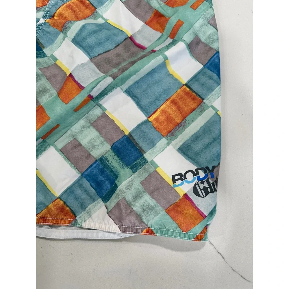 Body Glove Mens Board Shorts Size 32 Multicolor Geometric Abstract Swim Trunks